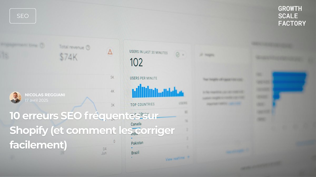 🛠️ 10 erreurs SEO fréquentes sur Shopify (et comment les corriger facilement)