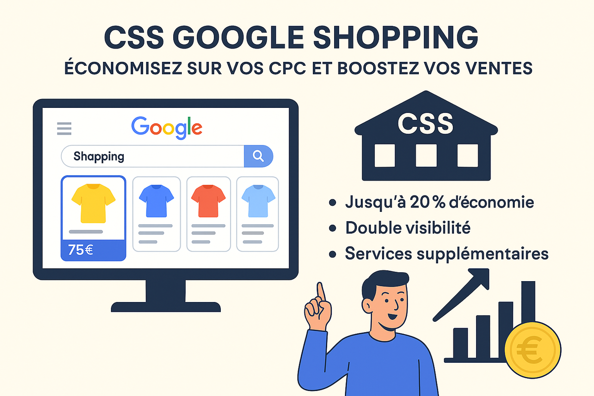 CSS Google Shopping : comment payer moins cher vos clics et booster vos ventes